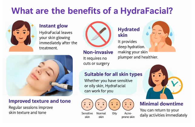 What are the benefits of HydraFacial? 