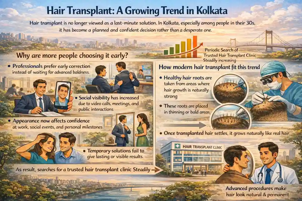 Hair Transplant: A Growing Trend in Kolkata