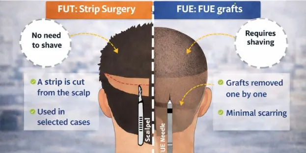 FUT vs FUE Treatment