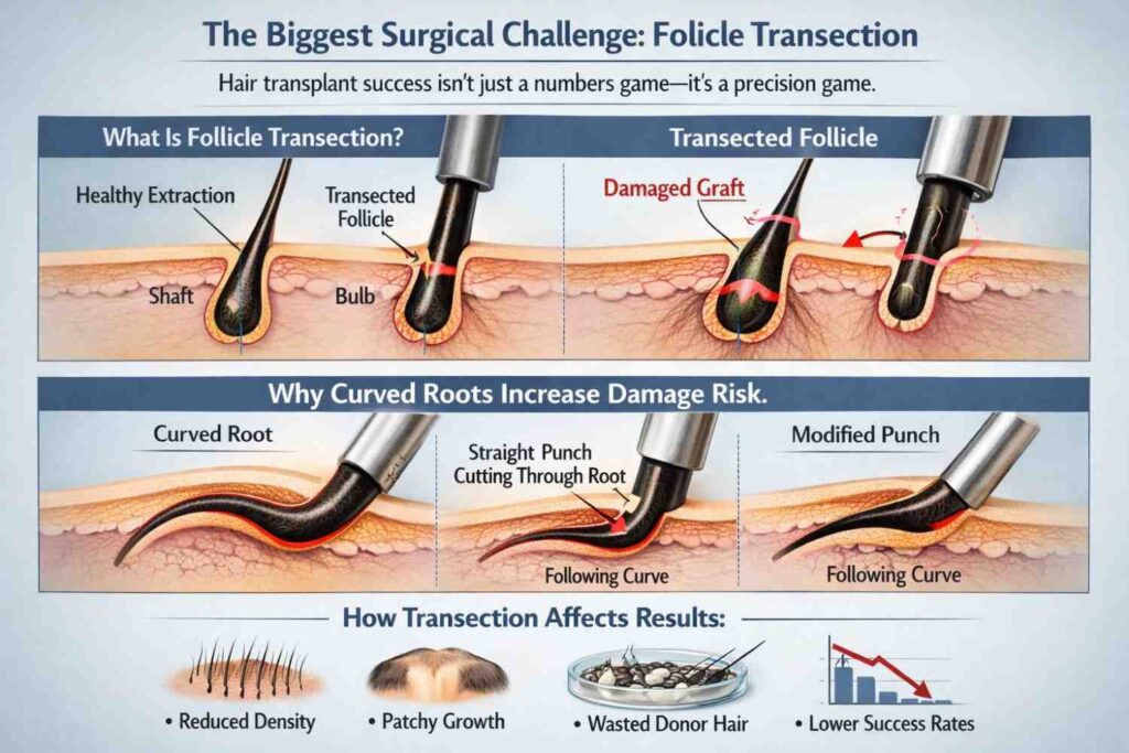Follicle Transection