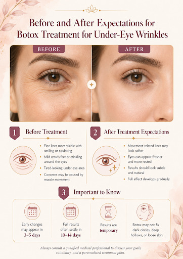 before and after for botox treatment